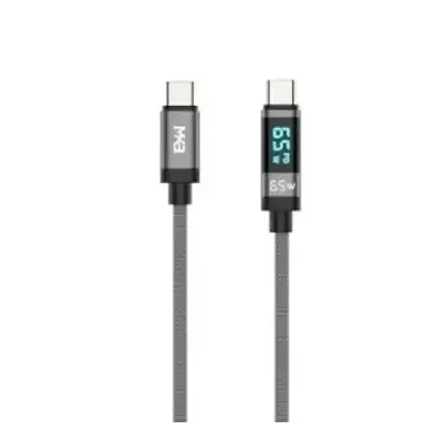 MKB C65D Type C To C 65W Braided Fast Charging Cable